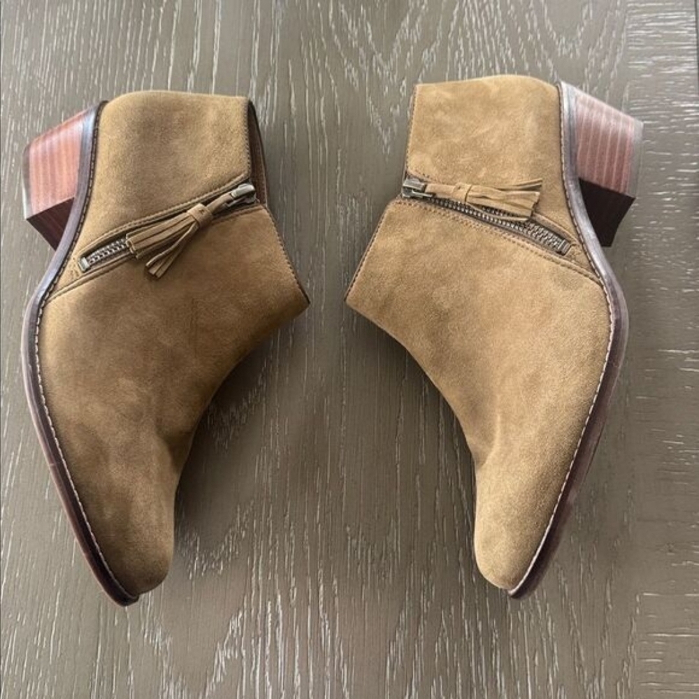 Vionic Serena Suede Ankle Boots Booties Sz 8.5 Excellent Condition - Picture 10 of 12